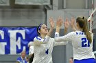 Volleyball vs Emerson  Wheaton College Women's Volleyball vs Emerson College. - Photo by Keith Nordstrom : Wheaton, Volleyball, VB2019